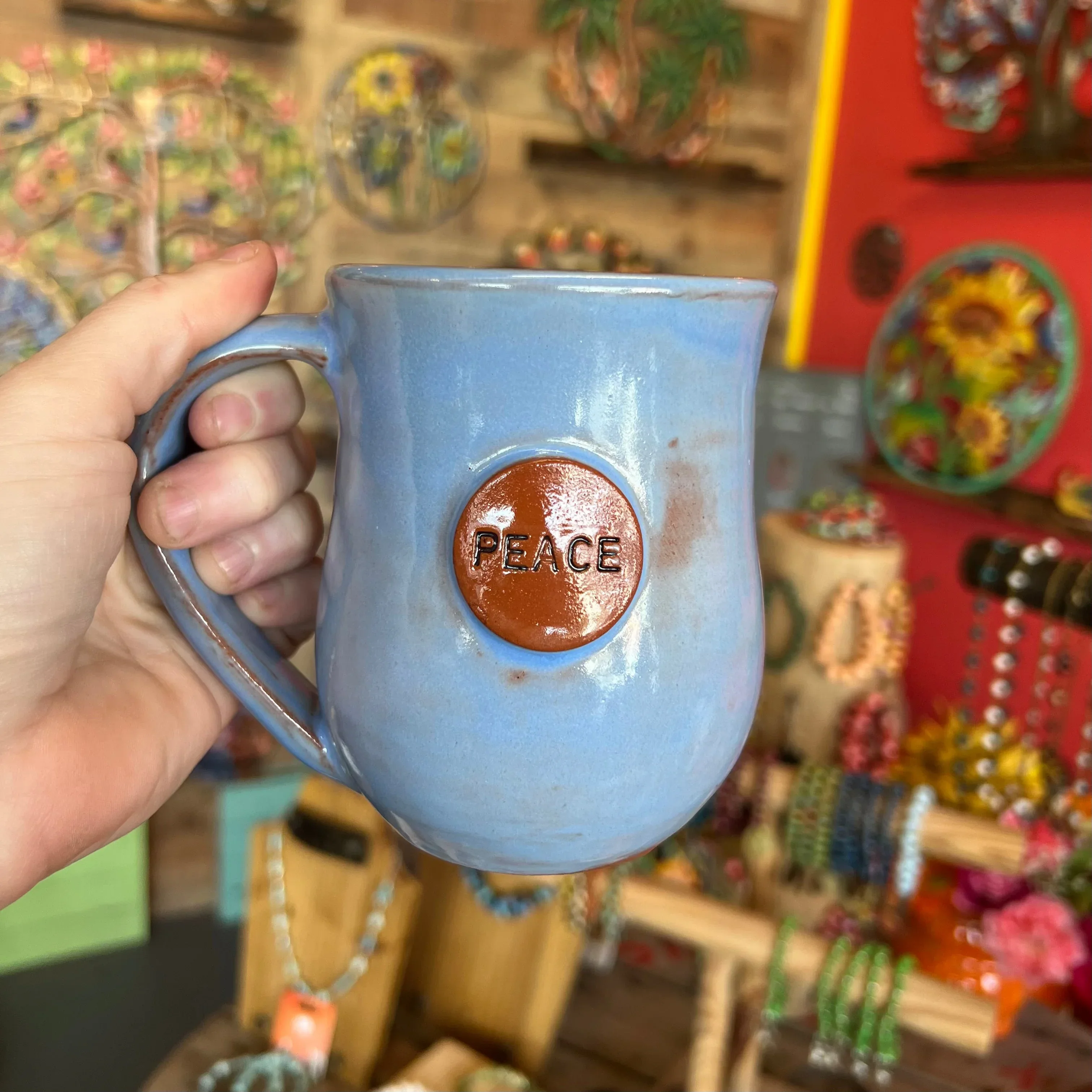 Peace Mug - Rustic Periwinkle - Image 2