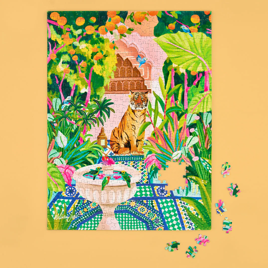 Peaceful Oasis 500 Piece Puzzle - Image 2