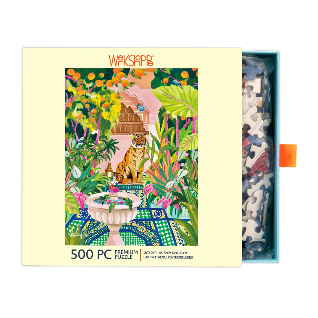 Peaceful Oasis 500 Piece Puzzle - Image 4