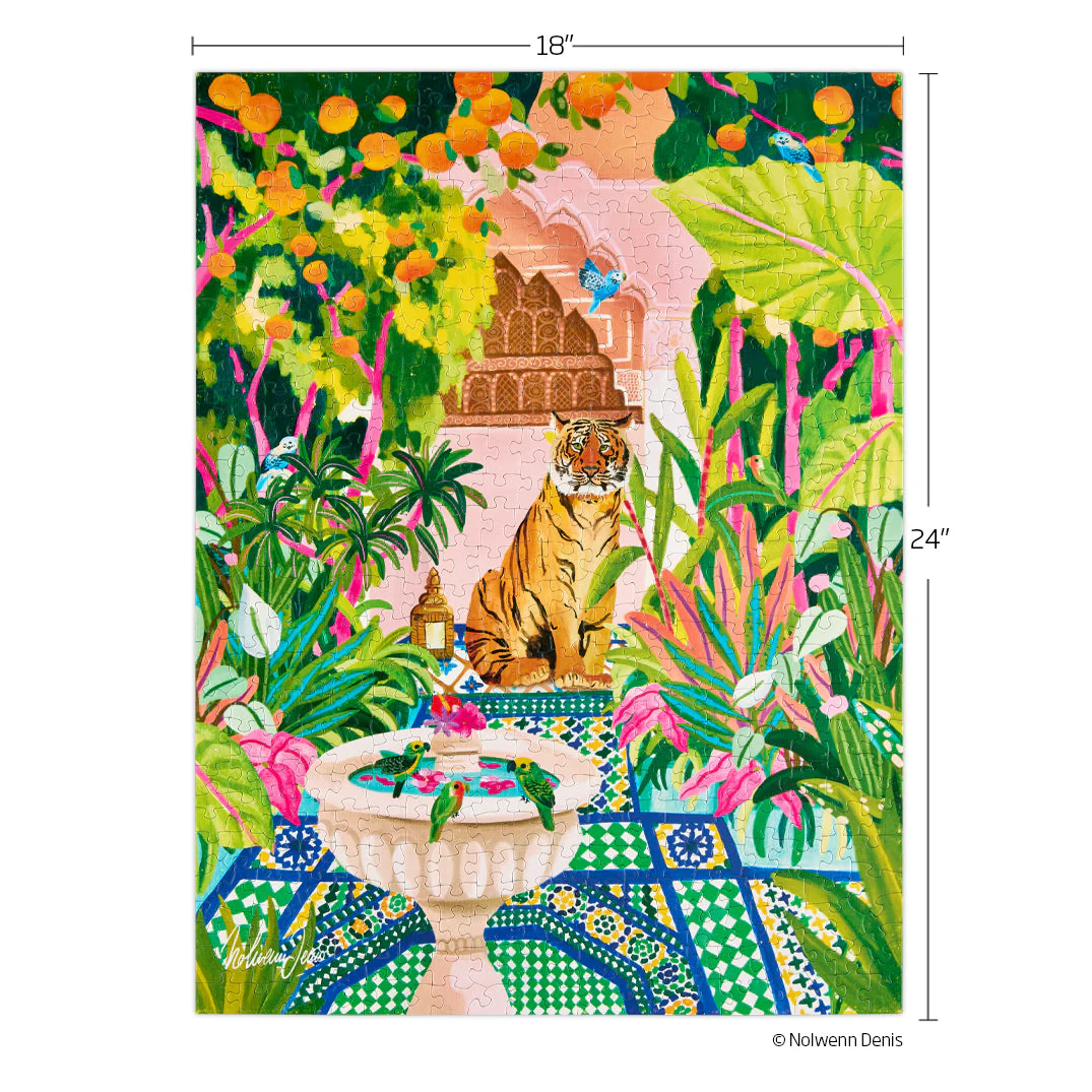 Peaceful Oasis 500 Piece Puzzle - Image 5