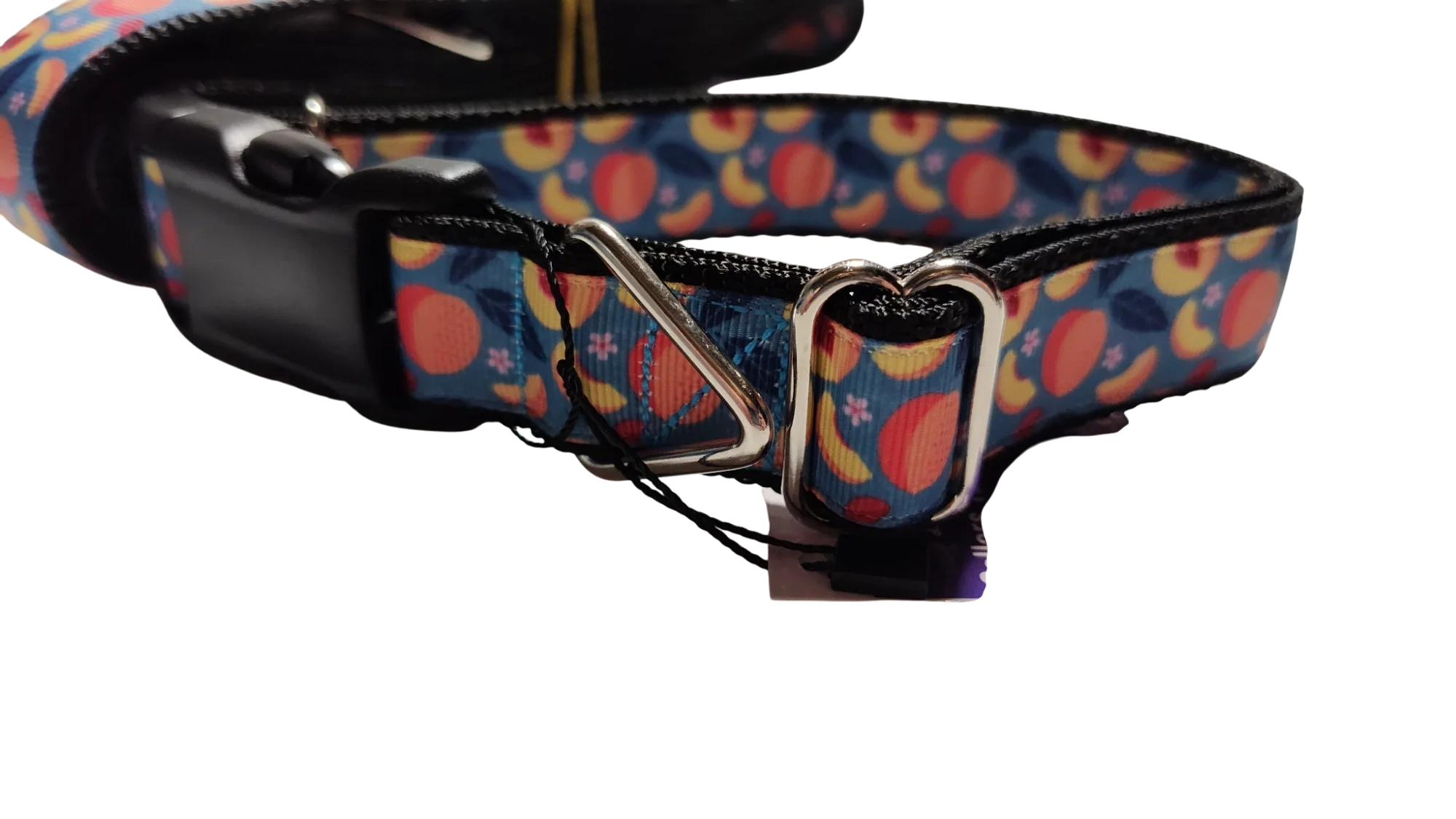 Peach Blossoms Nylon Dog Collar - Image 2