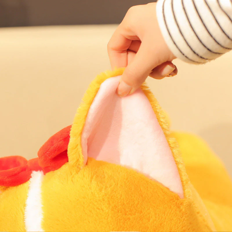 Peach Heart Butt Corgi Doll Corgi Dog Plush Toy - Image 5