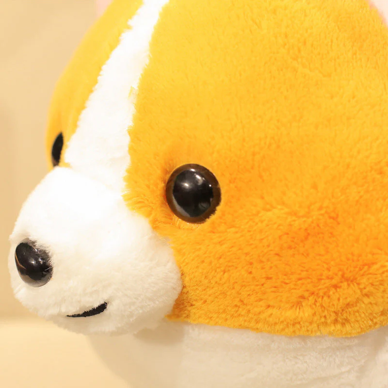 Peach Heart Butt Corgi Doll Corgi Dog Plush Toy - Image 6