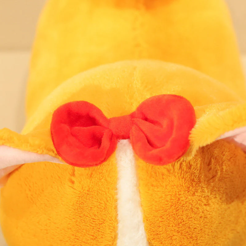 Peach Heart Butt Corgi Doll Corgi Dog Plush Toy - Image 7