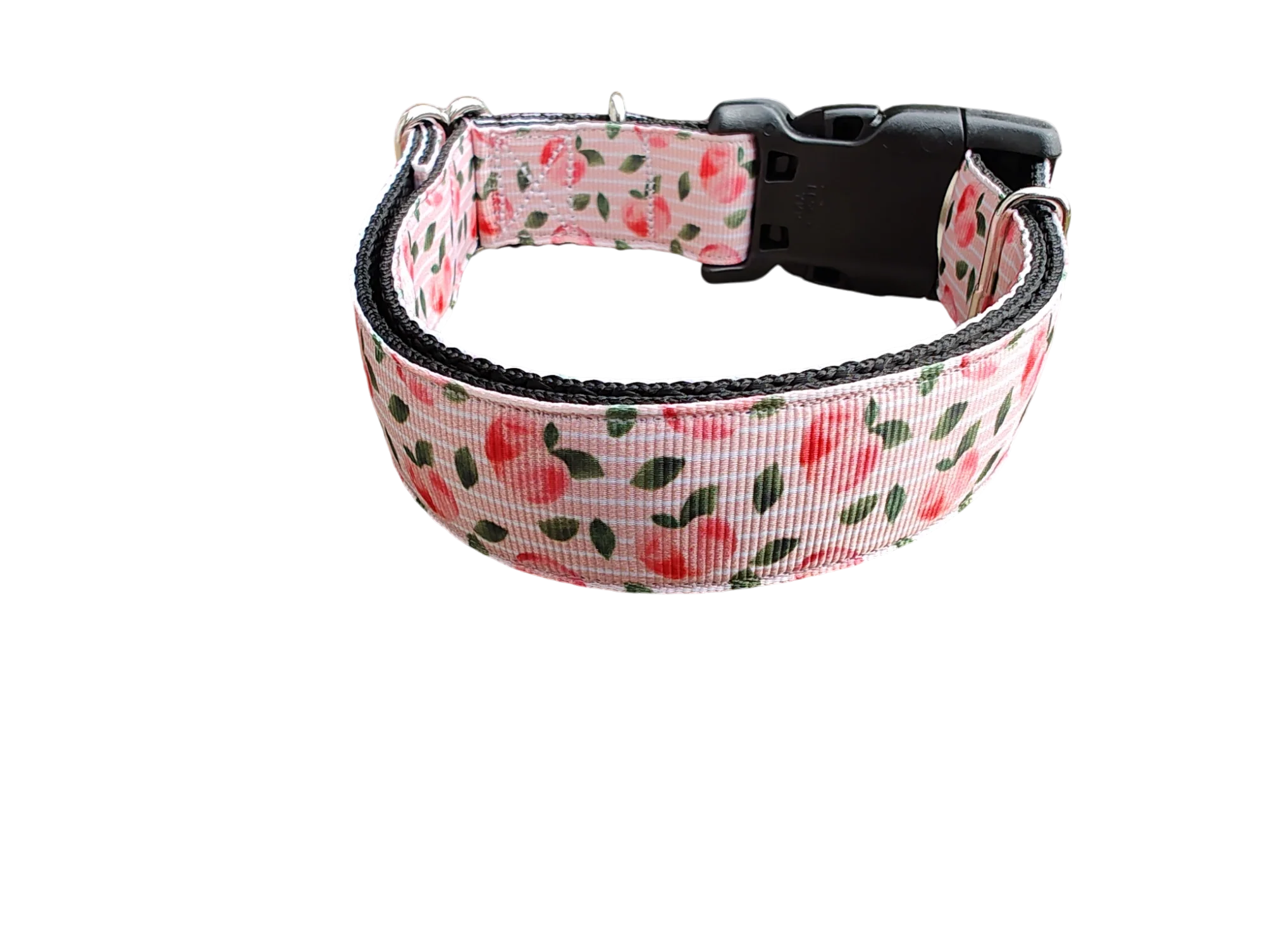 Peach Nylon Dog Collar - Image 2