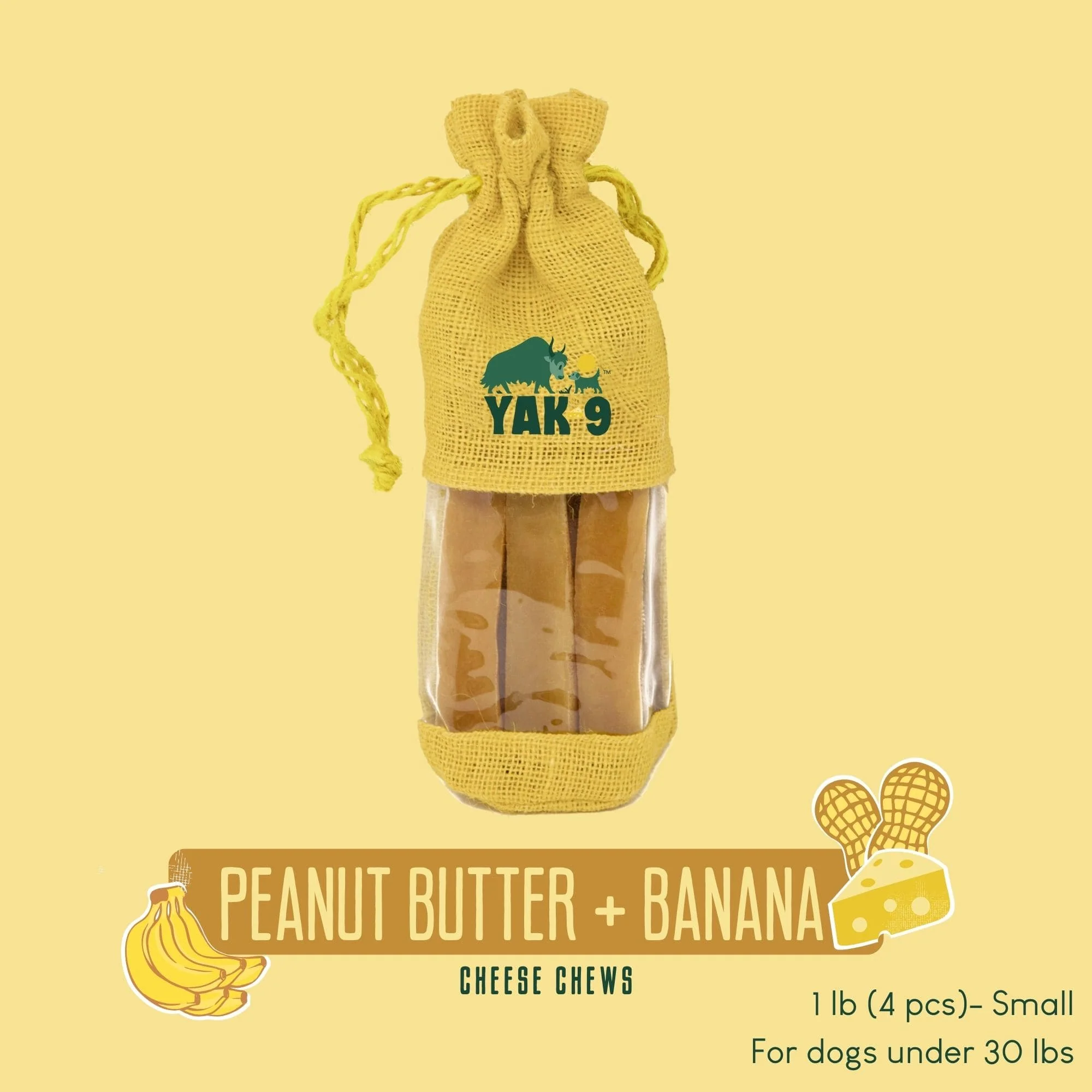 Peanut Butter & Banana Chews for Dogs - Image 4