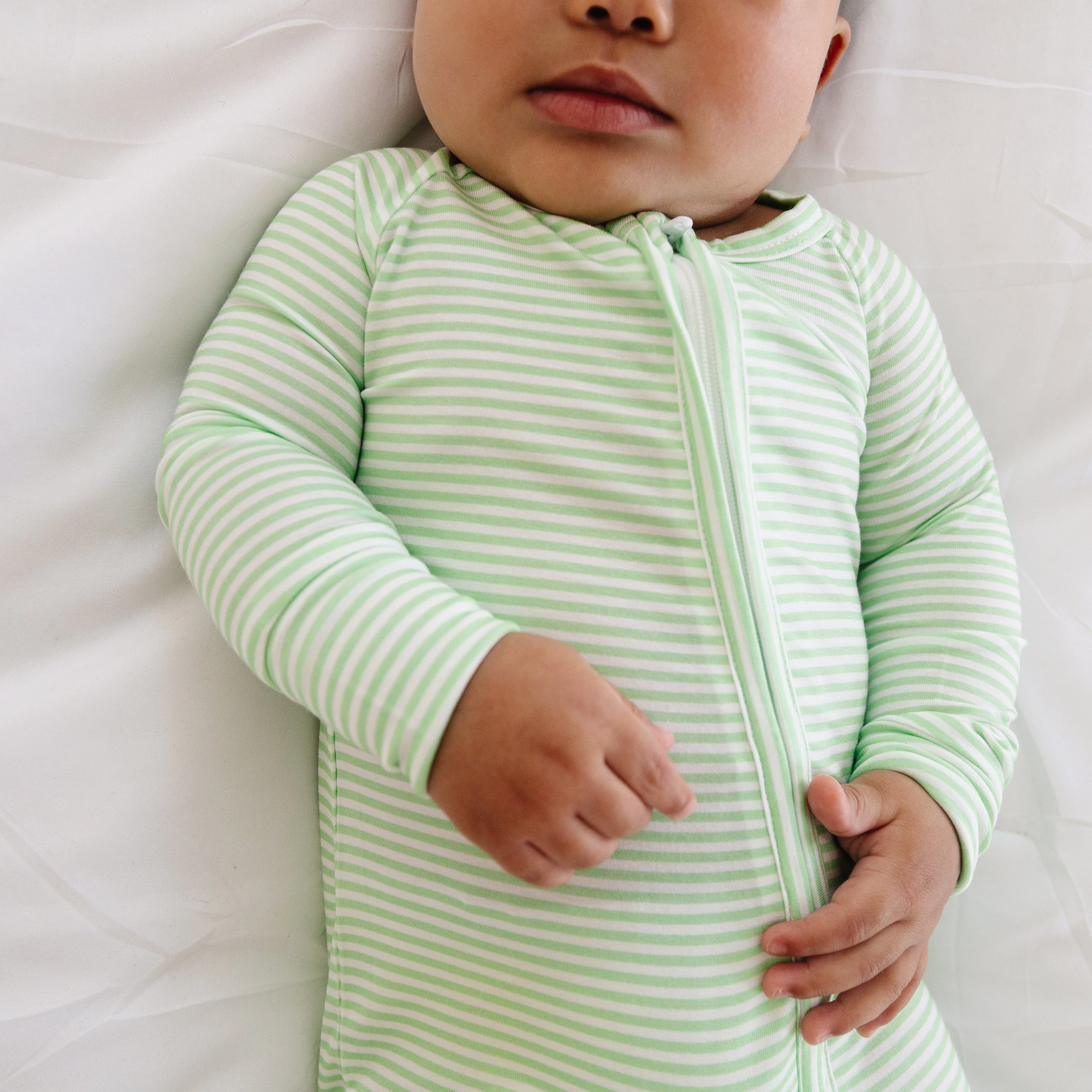 Pear Stripe Bamboo Sleeper - Image 4