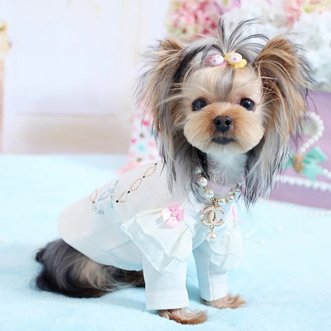 Pearls Charm Dog Necklace C** style - Image 2