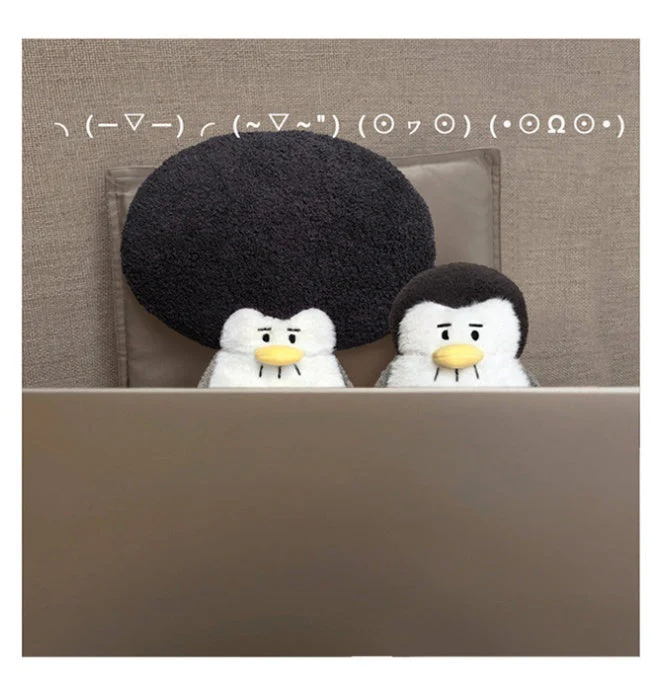 Penguin Action  Sad Expression Doll Plush Toy - Image 5