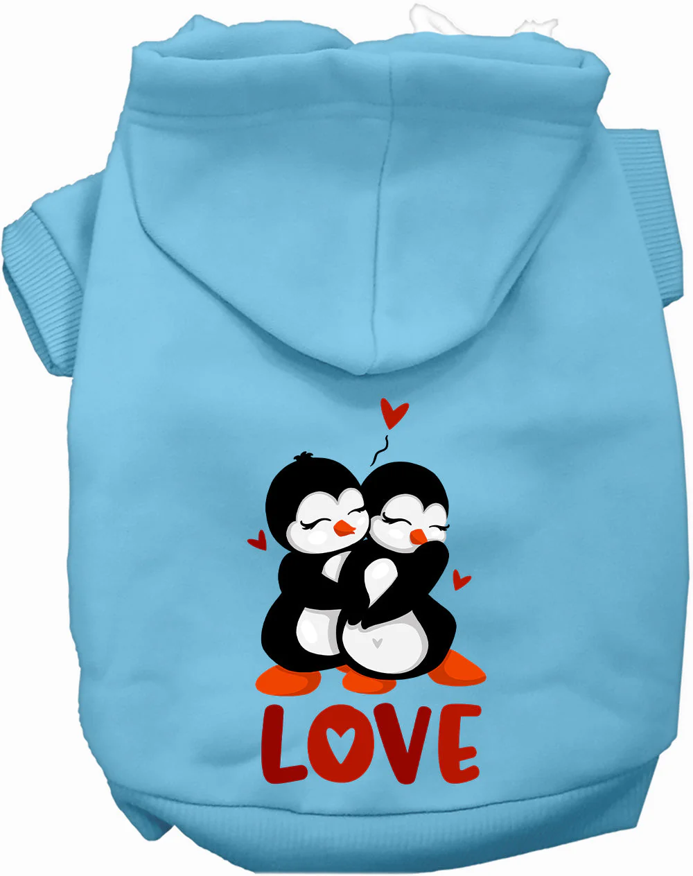 Penguin Love Pet Hoodie - Image 3