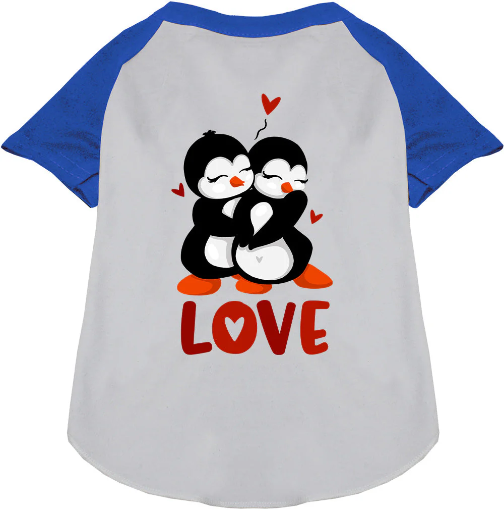 Penguin Love Pet Raglan Shirt - Image 4