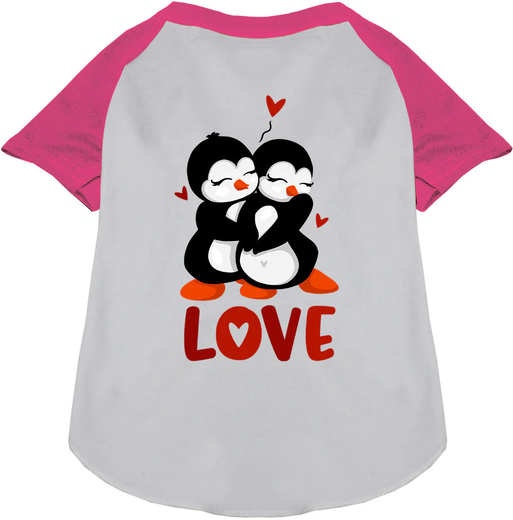 Penguin Love Pet Raglan Shirt - Image 5