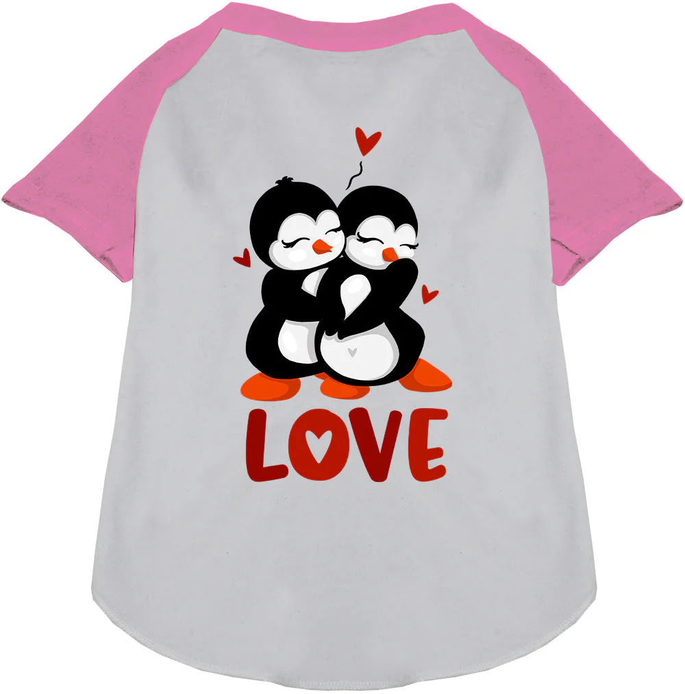 Penguin Love Pet Raglan Shirt - Image 6