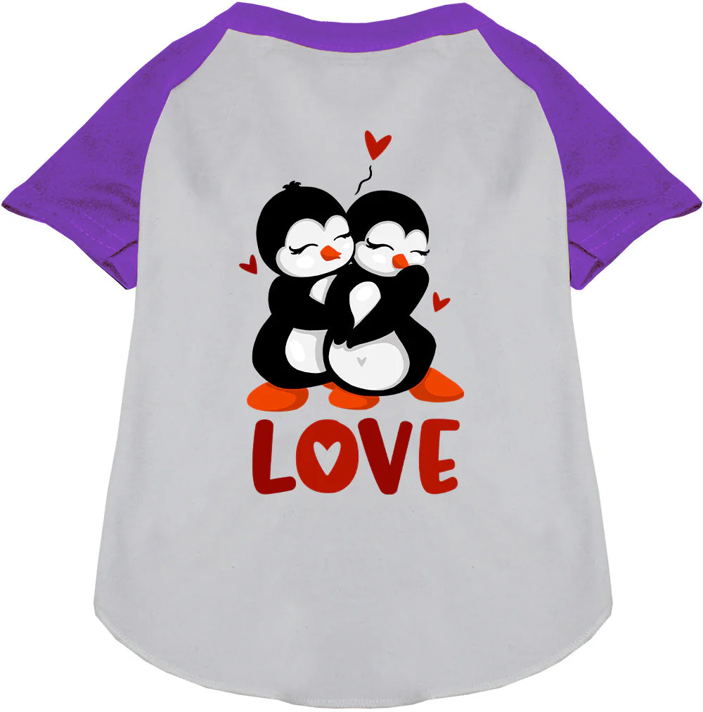 Penguin Love Pet Raglan Shirt - Image 7
