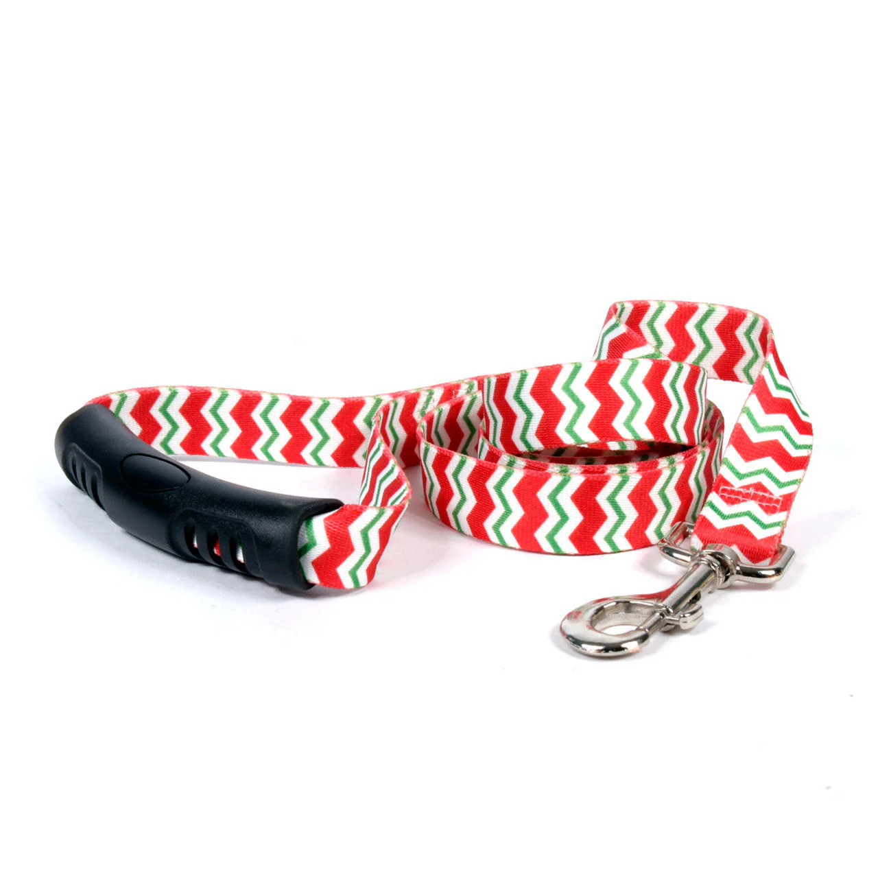 Peppermint Chevron Stripes Dog Leash - Image 3