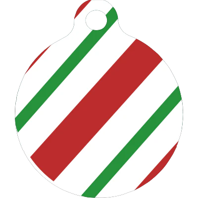 Peppermint Stick HD Dog ID Tag - Image 3