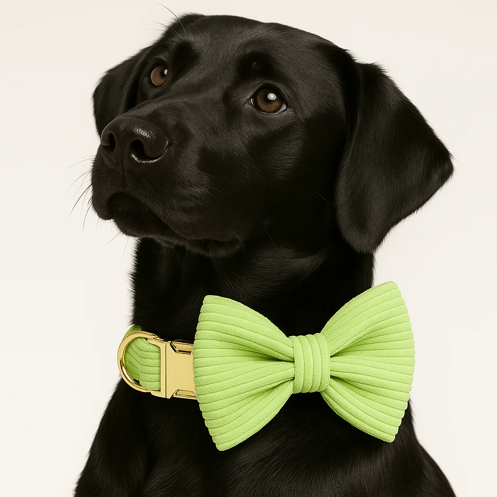 Personalized Apple Green Corduroy Classic Set - Image 2
