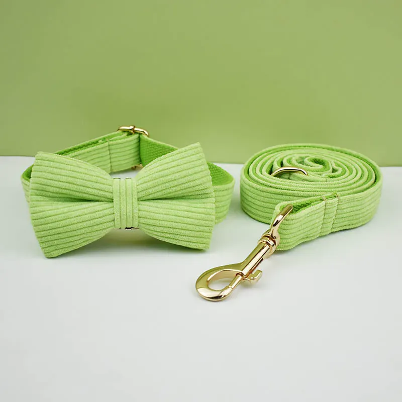 Personalized Apple Green Corduroy Classic Set - Image 3