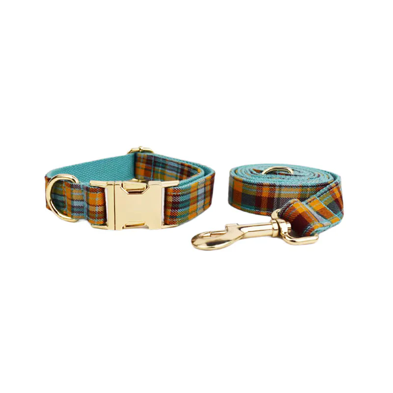 Personalized Autumn Blue Plaid Classic Set - Image 19