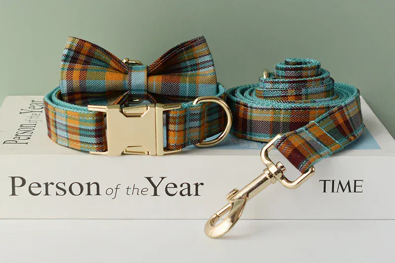 Personalized Autumn Blue Plaid Classic Set - Image 3