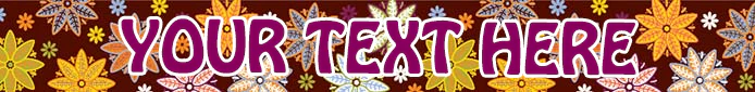 Personalized Autumn Flowers Dog Collar - Image 2