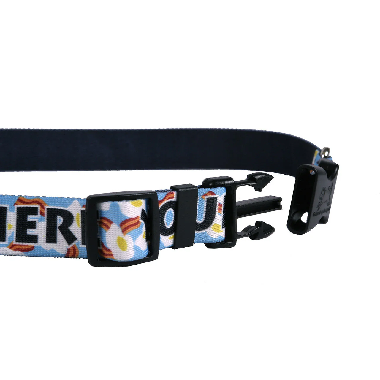 Personalized Bacon and Eggs Dog Collar - Image 3