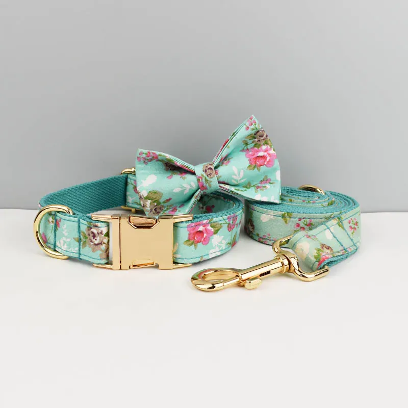 Personalized Blue Blossom Floral Classic Set - Image 3