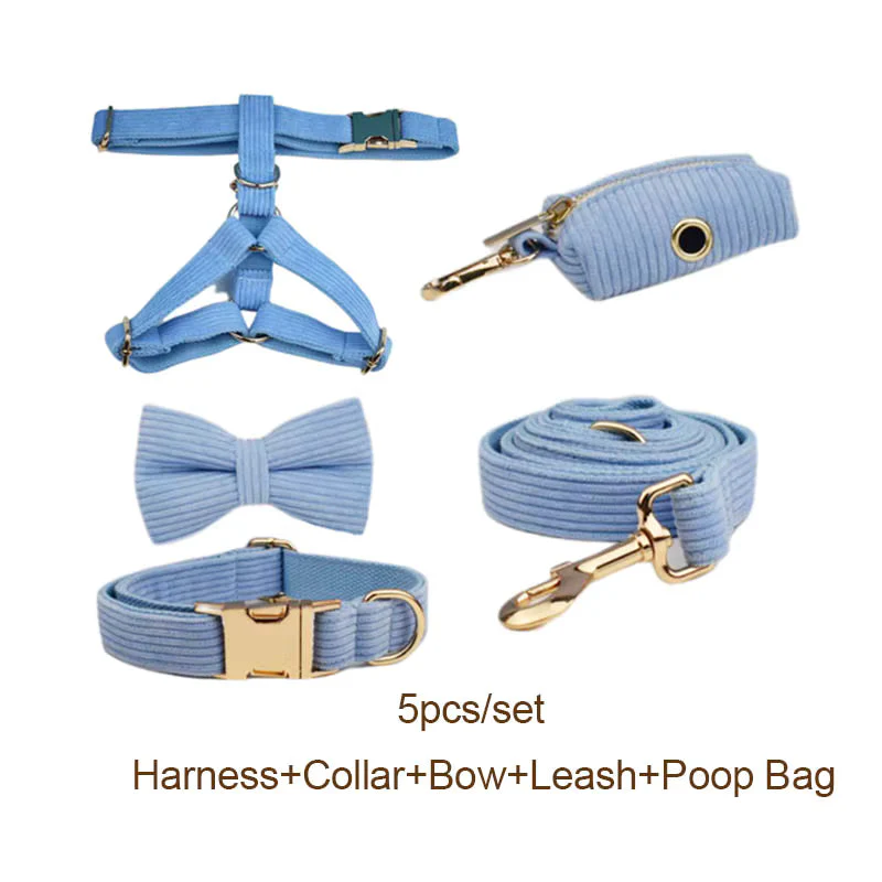 Personalized Blue Corduroy Classic Set - Image 19