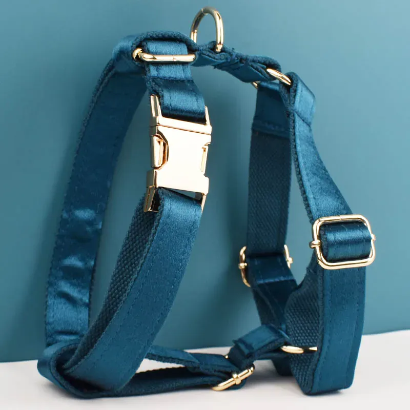 Personalized Blue Green Satin Classic Set - Image 5