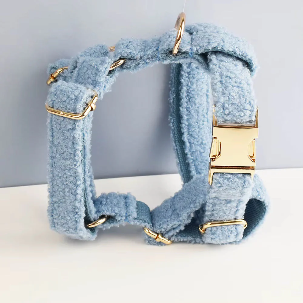 Personalized Blue Teddy Velvet Classic Set - Image 15