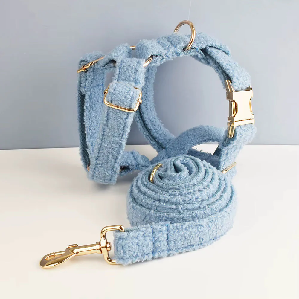 Personalized Blue Teddy Velvet Classic Set - Image 18