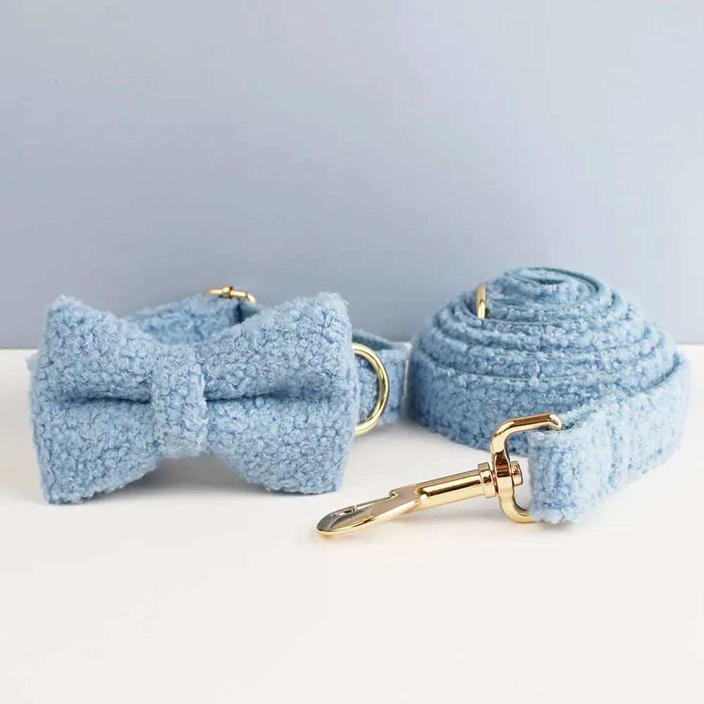 Personalized Blue Teddy Velvet Classic Set - Image 3