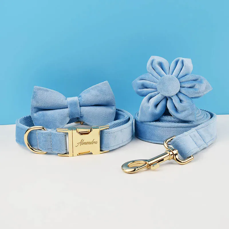 Personalized Blue Velvet Classic Set - Image 4