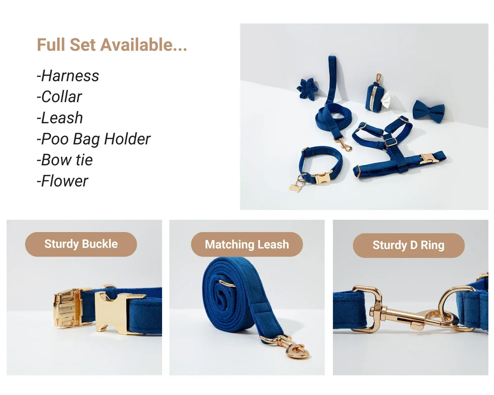 Personalized Blue Velvet Classic Set - Image 7