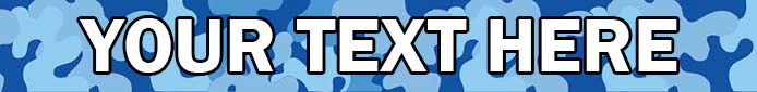 Personalized Camo Blue Dog Collar - Image 2