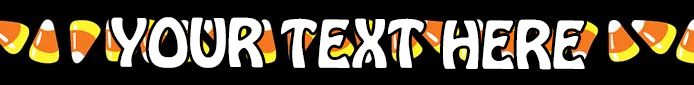 Personalized Candy Corn Dog Collar - Image 2