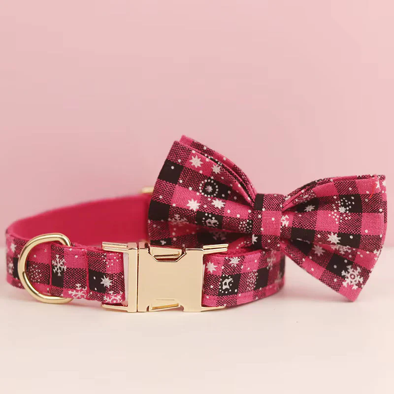 Personalized Christmas Red Star Plaid Classic Set - Image 10