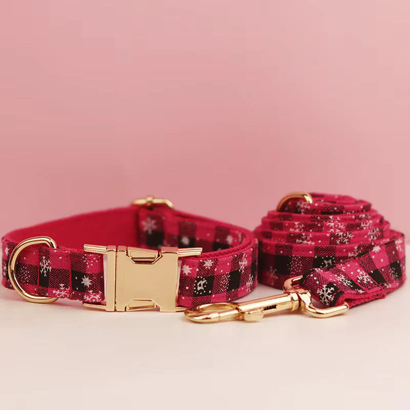 Personalized Christmas Red Star Plaid Classic Set - Image 14