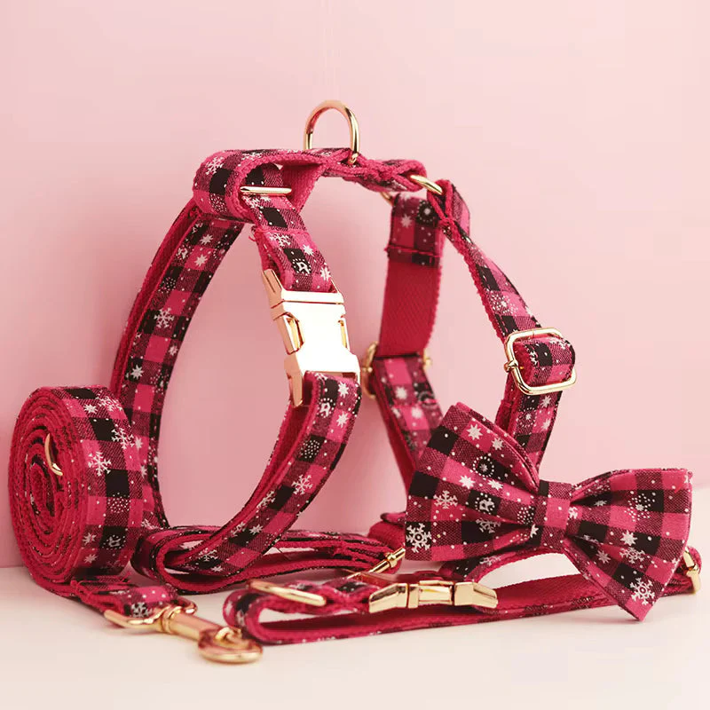 Personalized Christmas Red Star Plaid Classic Set - Image 17