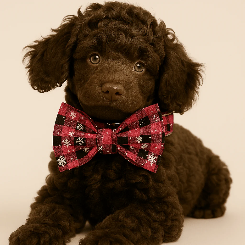 Personalized Christmas Red Star Plaid Classic Set - Image 2
