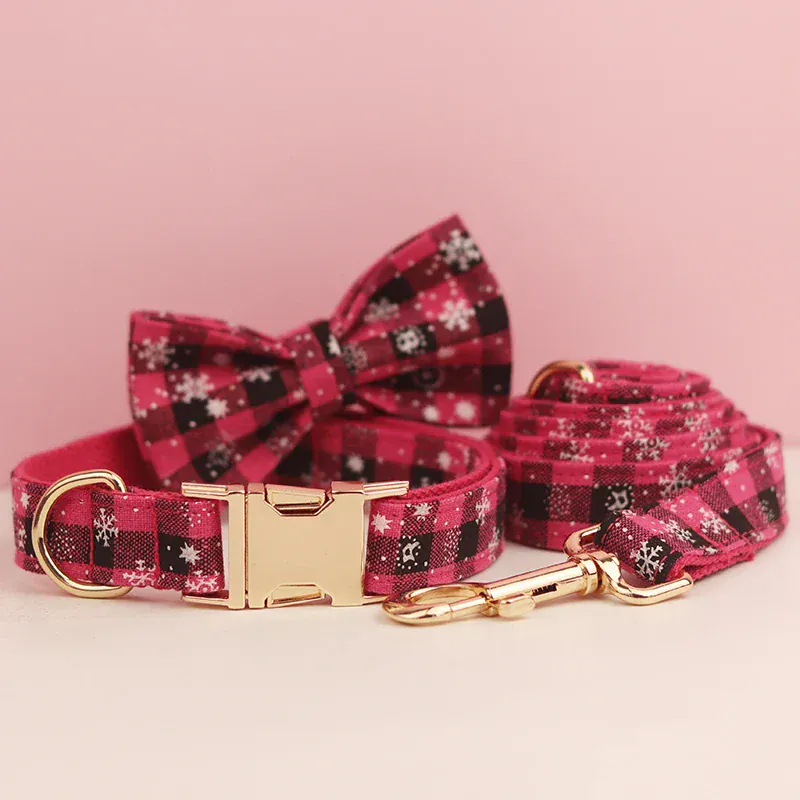 Personalized Christmas Red Star Plaid Classic Set - Image 3
