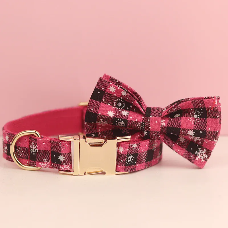 Personalized Christmas Red Star Plaid Classic Set - Image 6
