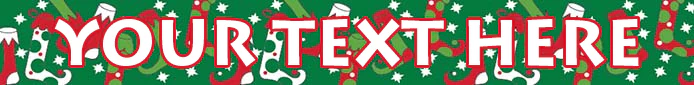 Personalized Christmas Stockings Dog Collar - Image 2