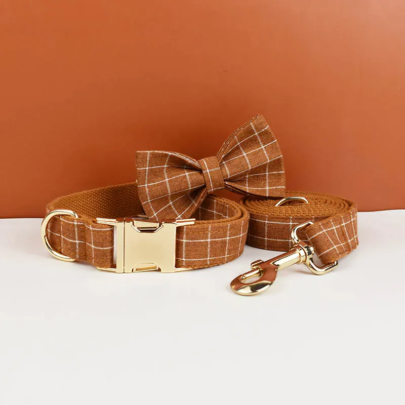 Personalized Classic Brown Plaid Classic Set - Image 3