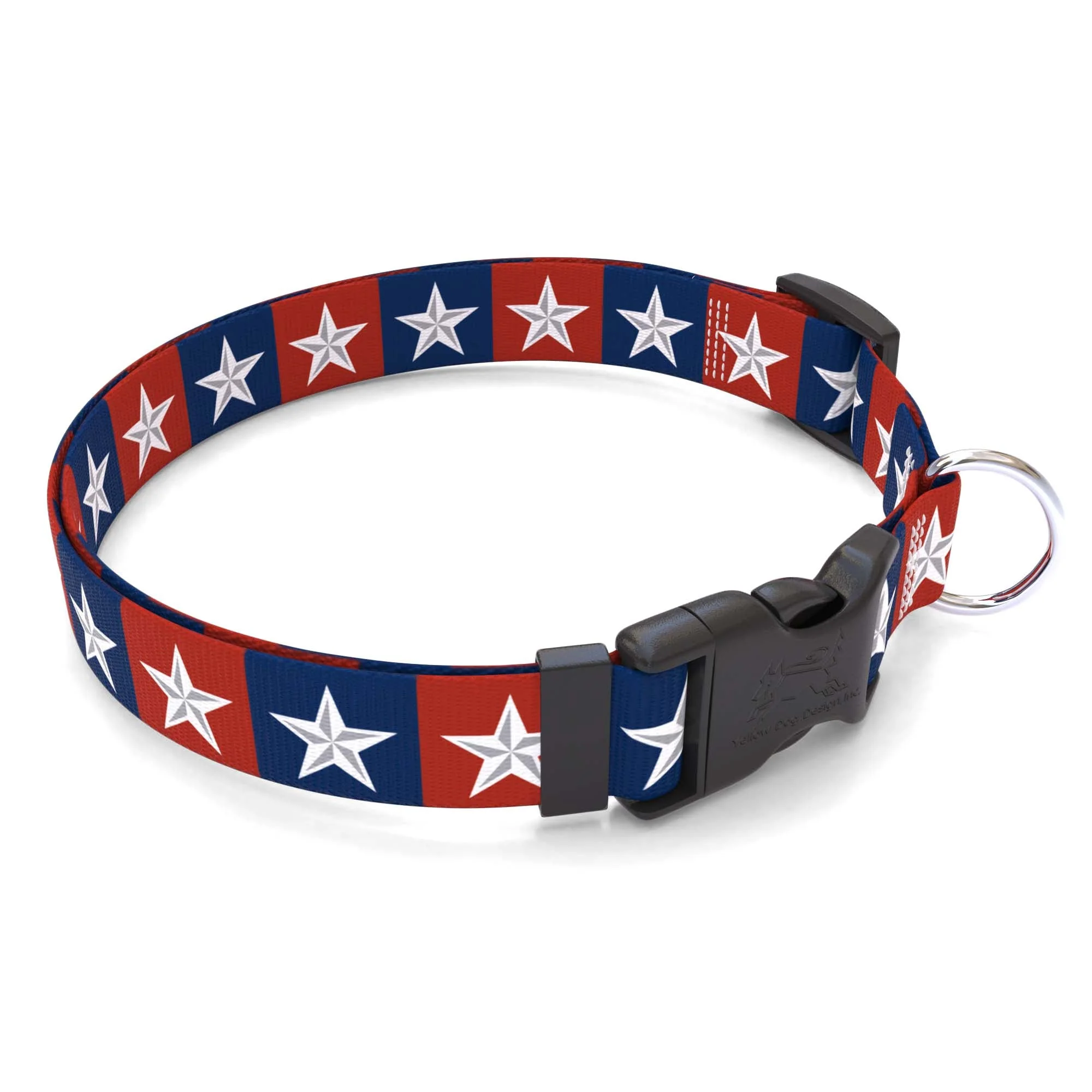 Personalized Colonial Stars Dog Collar - Image 2