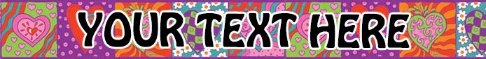 Personalized Crazy Hearts Dog Collar - Image 2