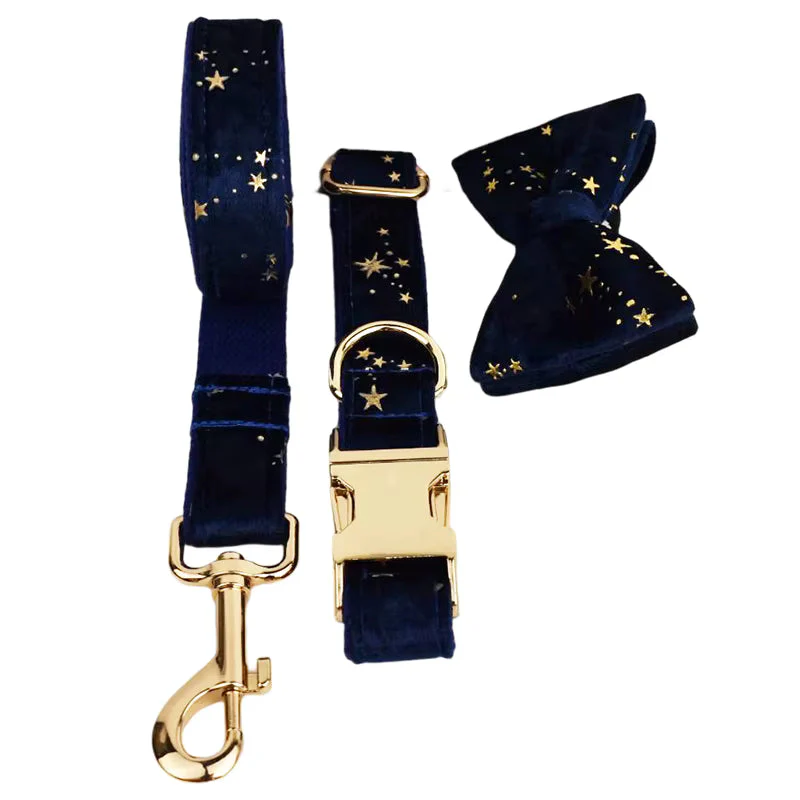 Personalized Dark Blue Velvet Classic Set - Image 18