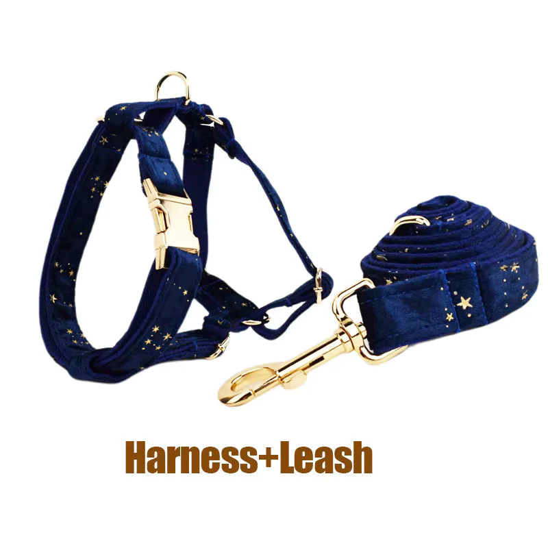 Personalized Dark Blue Velvet Classic Set - Image 19