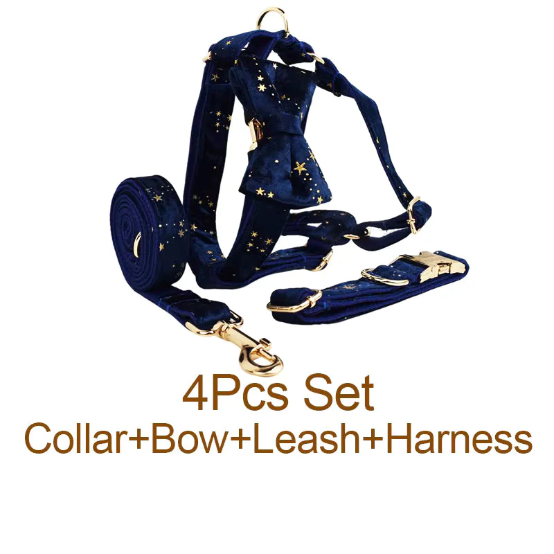 Personalized Dark Blue Velvet Classic Set - Image 20