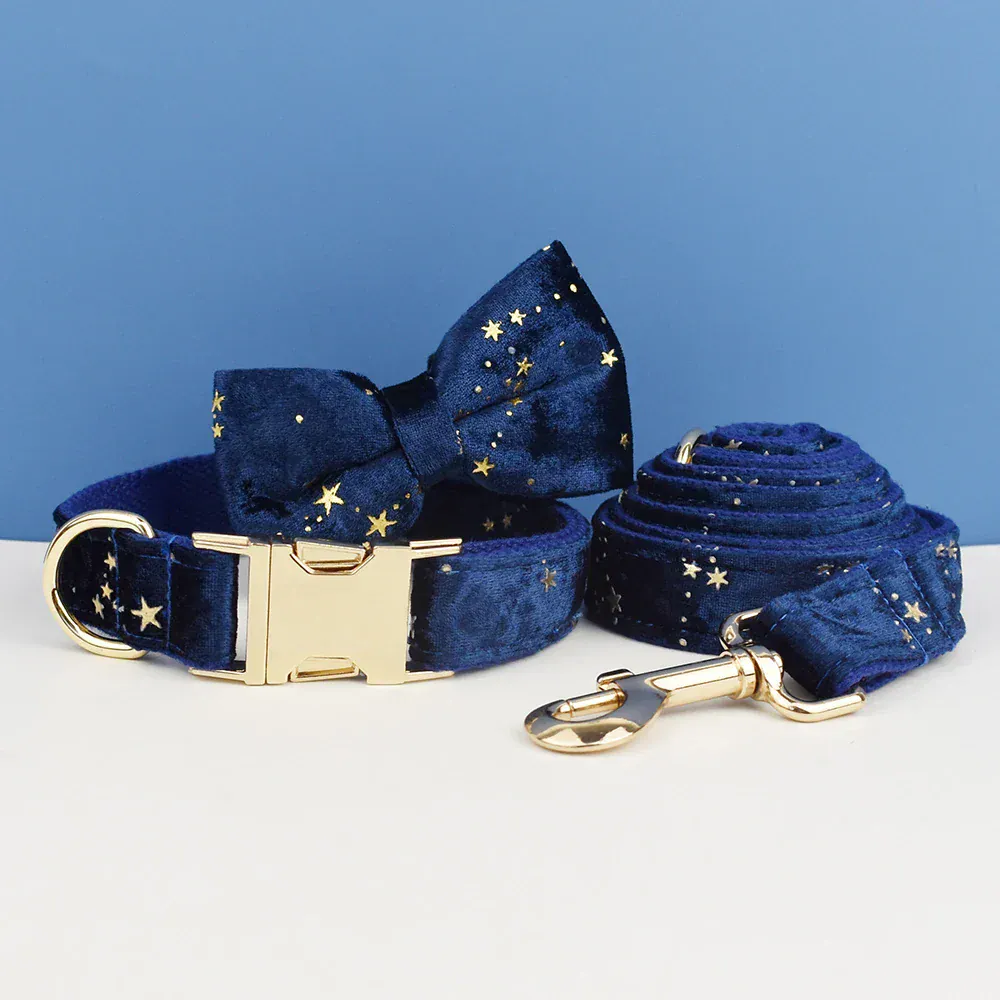 Personalized Dark Blue Velvet Classic Set - Image 3
